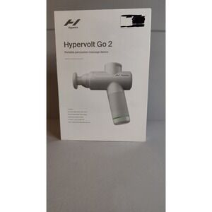 Hyperice Hypervolt Go 2 Portable Percussion Massage Device White NEW